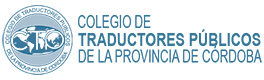 COLEGIO DE TRADUCTORES PÚBLICOS DE LA PROVINCIA DE CÓRDOBA